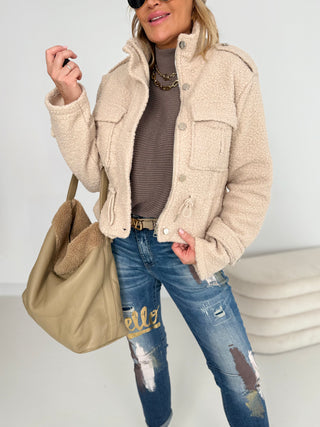 Bouclé Jacke 2510189