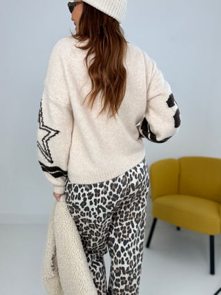 Strickpullover für Damen | Beige | Levelone