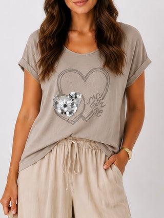 Leinen T-Shirt 2606005