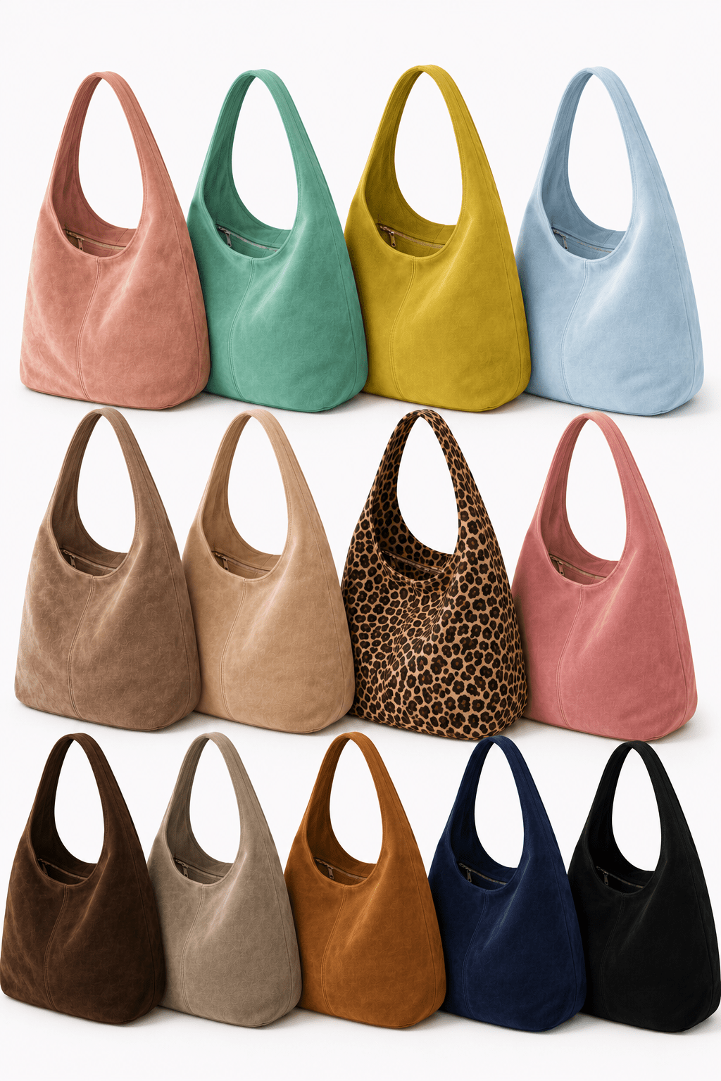 Wildleder Shopper Tasche 2603152-58 - Levelone GmbH & Co. KG