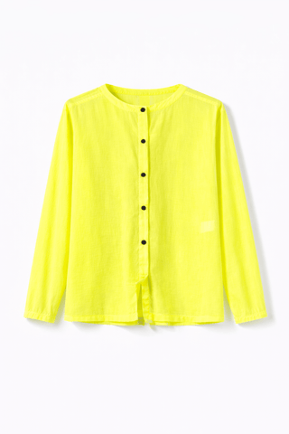Bluse in Neongelb