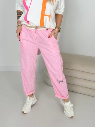 Pantalon en velours côtelé stretch 2512062