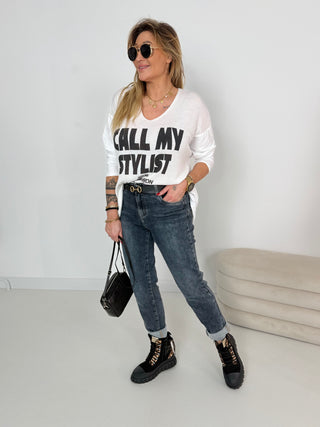 Pantalon en jean 2511219-23