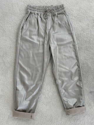 Pantalon en cuir stretch 2511203-07