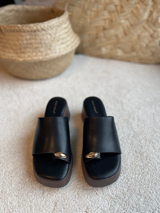 Sandalen in Schwarz bei Levelone