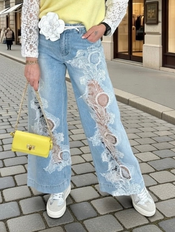 Pantalon en jean 2601150-53