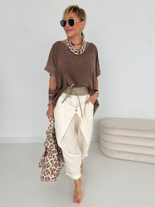 Baggyhose Leinen 2506141