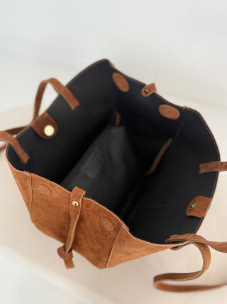 Wildleder Shopper Tasche 2507214-16