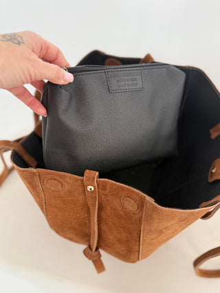 Wildleder Shopper Tasche 2507214-16