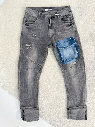 Pantalon en jean 2511073-75