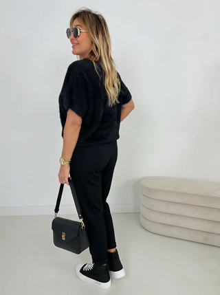 Pull tricoté en alpaga 2602353